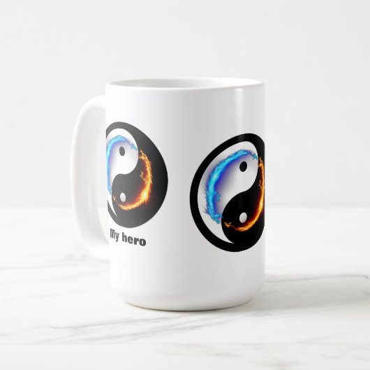 Magic Dragon fantasy art Koffiemok (Voorkant links)