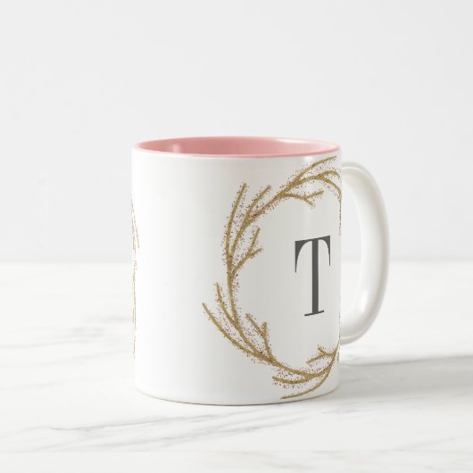 Magic Dust Wreath | Monogram Mok (Voorkant rechts)