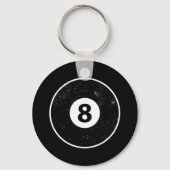 Magic Eight Ball Billiard Pool Sleutelhanger (Voorkant)