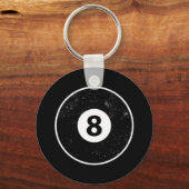 Magic Eight Ball Billiard Pool Sleutelhanger (Voorkant)