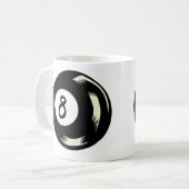 Magic Eight Ball Koffiemok (Voorkant links)