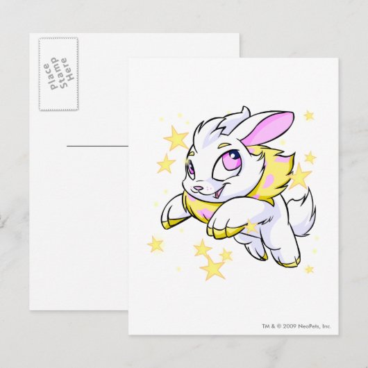 Magic Electric Cybunny Briefkaart (Voorkant / Achterkant)