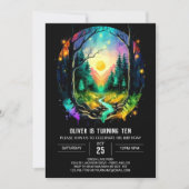 Magic Elegant Brushwood Verjaardag Kaart (Voorkant)