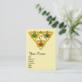 MAGIC ELFIC TALISMAN 2 MONOGRAM VISITEKAARTJE (Staand voorkant)