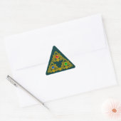 MAGIC ELFIC TALISMAN/GOLD TRIANGY MET GEMSTONES STICKER (Envelop)