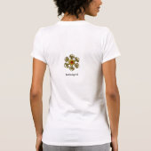 MAGIC ELFIC TALISMAN/GOLD TRIANGY MET GEMSTONES T-SHIRT (Achterkant)