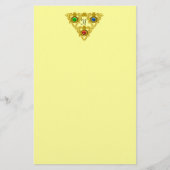 MAGIC ELFIC TALISMAN/GOLD TRIANGYellow Briefpapier (Voorkant)