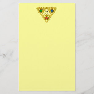 MAGIC ELFIC TALISMAN/GOLD TRIANGYellow Briefpapier