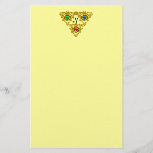 MAGIC ELFIC TALISMAN/GOLD TRIANGYellow Briefpapier (Voorkant)