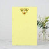 MAGIC ELFIC TALISMAN/GOLD TRIANGYellow Briefpapier (Staand voorkant)