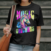 Magic en Eenhoorns Regenboog Kleuren T-shirt