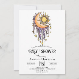 Magic Enchanted Stars Baby shower Kaart