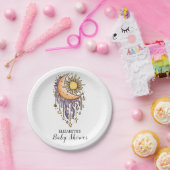 Magic Enchanted Stars Baby shower Papieren Bordje (Feest)