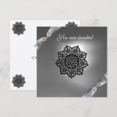 MAGIC EVENT lint wit champagne Kaart (Voorkant / Achterkant)