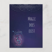 Magic Exist FireFly Jar Briefkaart (Voorkant)
