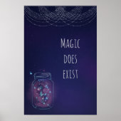 Magic Exist FireFly Jar Poster (Voorkant)