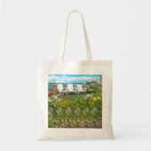 Magic Eye® 3D "Summer in Paradise"-Canvas tas (Voorkant)