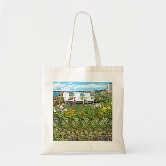 Magic Eye® 3D "Summer in Paradise"-Canvas tas (Voorkant)