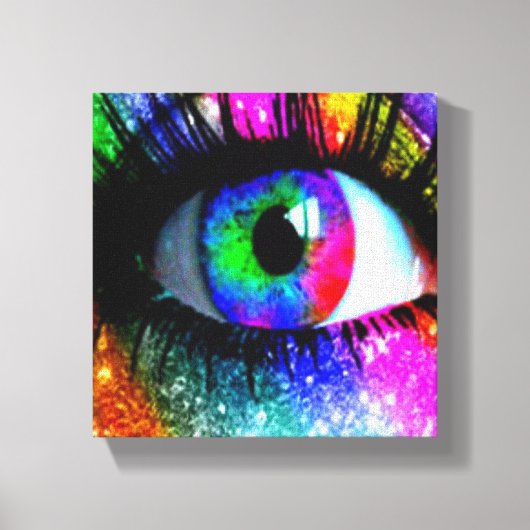 Magic eye canvus canvas afdruk (Voorkant)