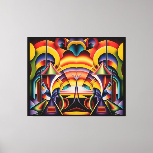 Magic Faces in Magic Places Canvas Afdruk (Voorkant)