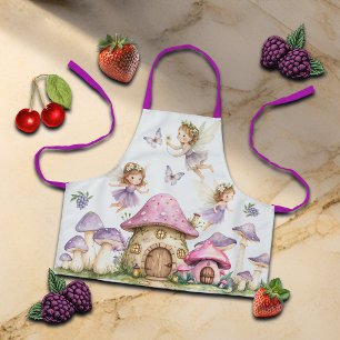 Magic Fairies Roze Paddenstoelen Kinderen Schort
