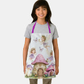 Magic Fairies Roze Paddenstoelen Kinderen Schort (Insitu)