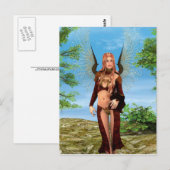 Magic Fairy Briefkaart (Voorkant / Achterkant)