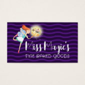 Magic fairy cake cupcake koekje bakkerij bakken visitekaartje (Voorkant)