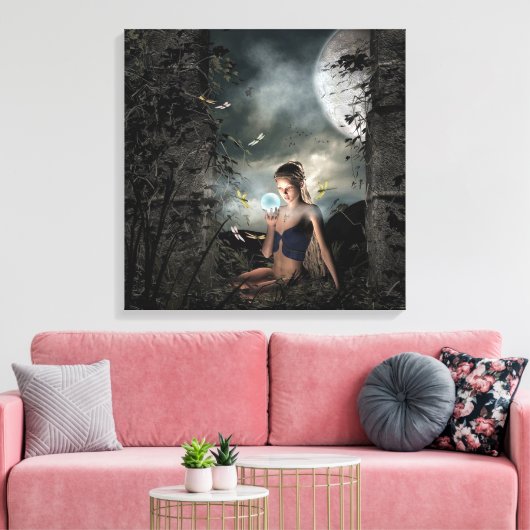 Magic Fairy Canvas Afdruk (Insitu (Woonkamer))