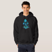 Magic Fairy Dust Mushrooms Fairycore Goblincore Fa Hoodie (Voorkant volledig)