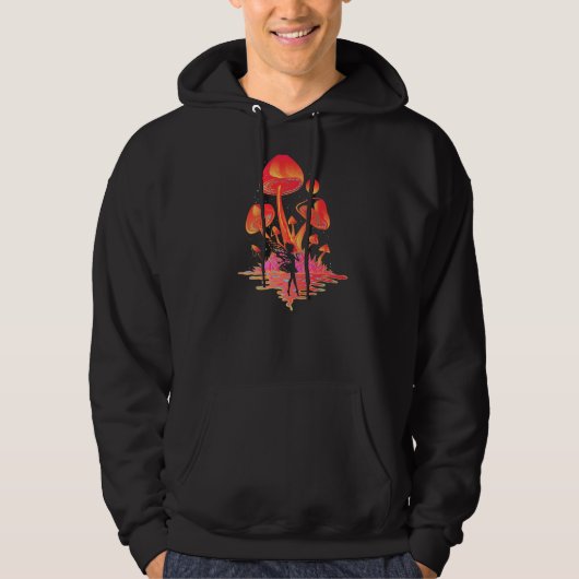 Magic Fairy Dust Mushrooms Fairycore Goblincore Fa Hoodie (Voorkant)