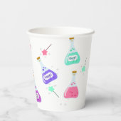 Magic Fairy Party | Viering van de verjaardag van  Papieren Bekers (Achterkant)