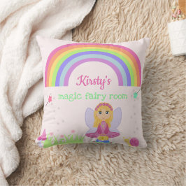 Magic Fairy Princess | Gepersonaliseerd meidenhuis Kussen