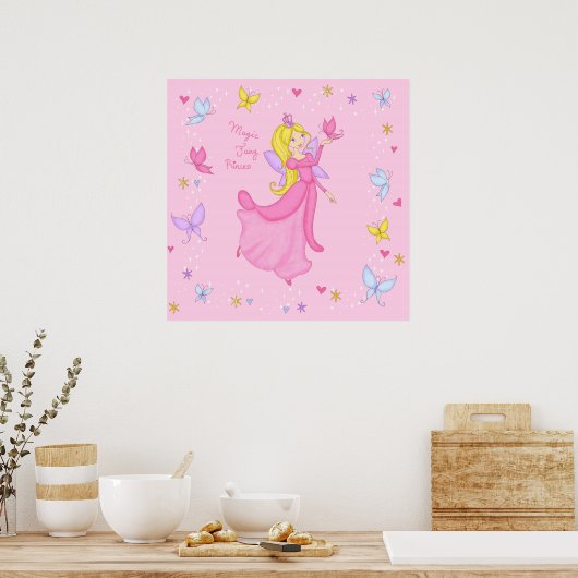 Magic Fairy Princess Poster (Keuken)