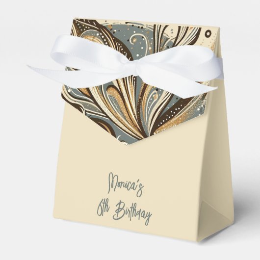 Magic Fairy silhouet kinderverjaardag Bedankdoosjes (Voorkant Zijde)