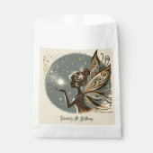 Magic Fairy silhouet kinderverjaardag Bedankzakje (Voorkant)