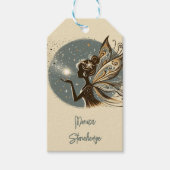 Magic Fairy silhouet kinderverjaardag Cadeaulabel (Voorkant)