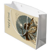 Magic Fairy silhouet kinderverjaardag Groot Cadeauzakje (Achterkant Gekanteld)