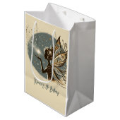 Magic Fairy silhouet kinderverjaardag Medium Cadeauzakje (Voorkant Gekanteld)