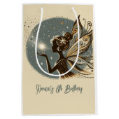 Magic Fairy silhouet kinderverjaardag Medium Cadeauzakje (Voorkant)