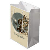 Magic Fairy silhouet kinderverjaardag Medium Cadeauzakje (Achterkant Gekanteld)