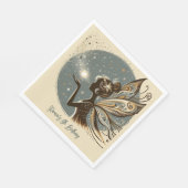 Magic Fairy silhouet kinderverjaardag Servet (Hoek)