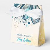 Magic Fairy stof en sterren kinderverjaardag Bedankdoosjes (Voorkant Zijde)