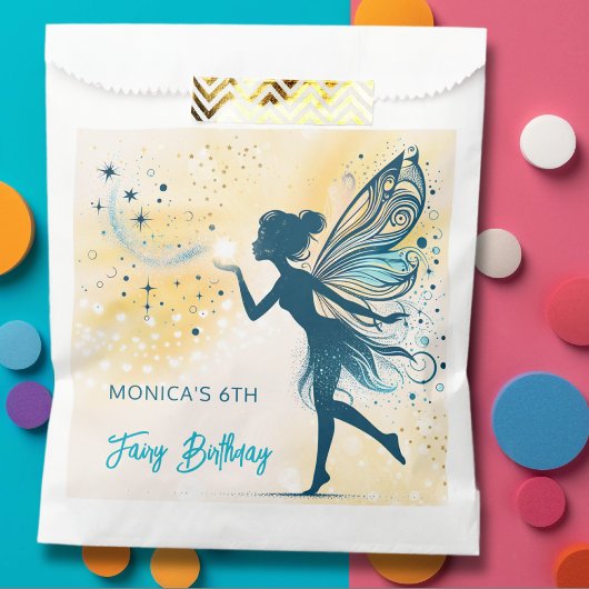Magic Fairy stof en sterren kinderverjaardag Bedankzakje