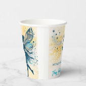 Magic Fairy stof en sterren kinderverjaardag Papieren Bekers (Rechts)