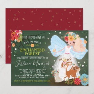 Magic Fairy Tale Baby shower Kaart