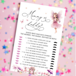 Magic Fairy tuin mammie of papa Baby shower spel