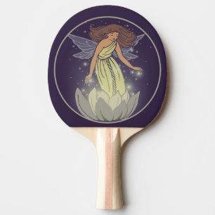 Magic Fairy White Flower Glow Fantasy Art Tafeltennisbatje