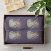 Magic Fairy White Flower Glow Fantasy Art Tissuepapier (Geschenk)