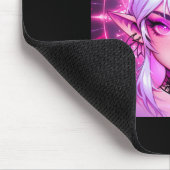 Magic Fantasy Elf Anime Girl Sticker Muismat (Hoek)